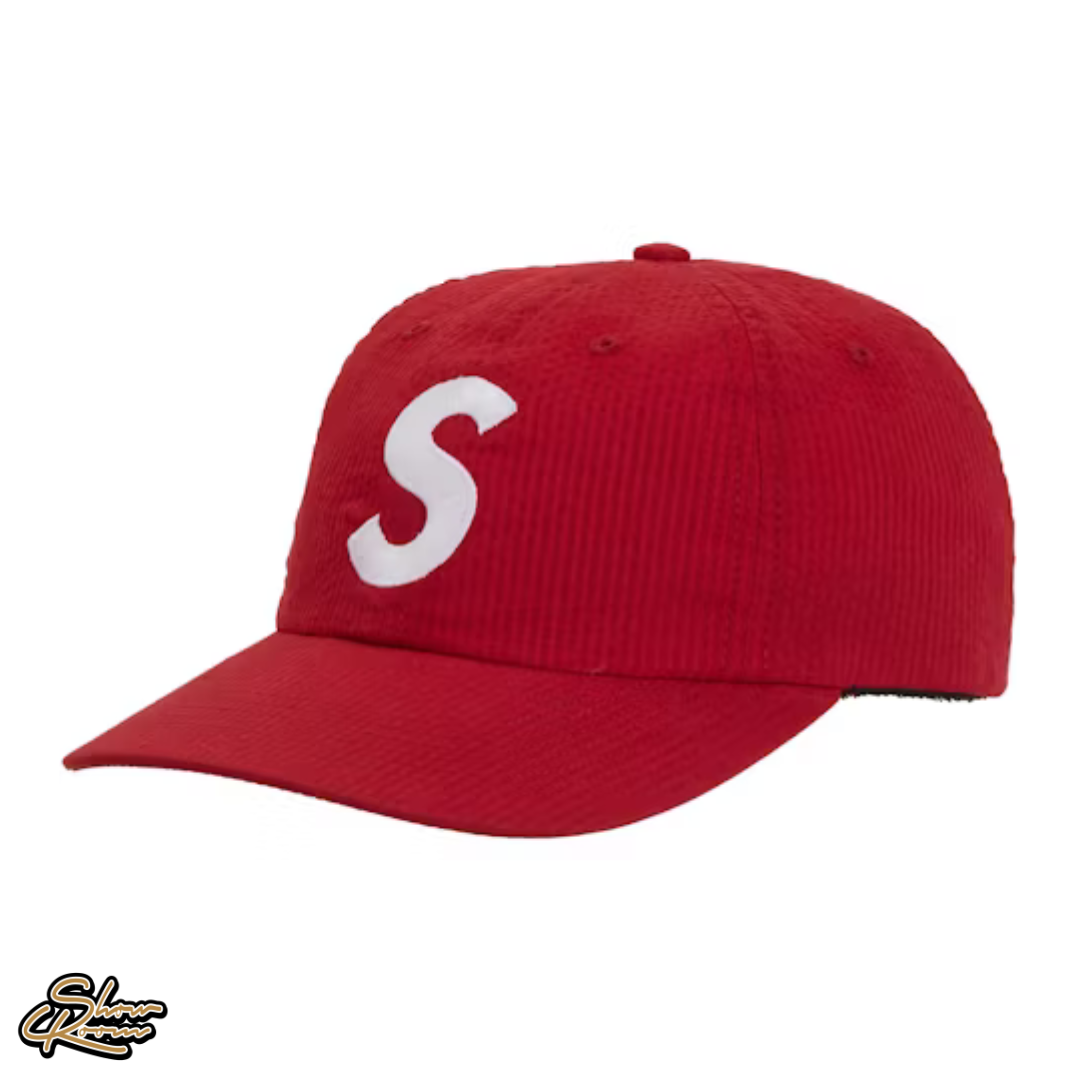 Red supreme hat on sale