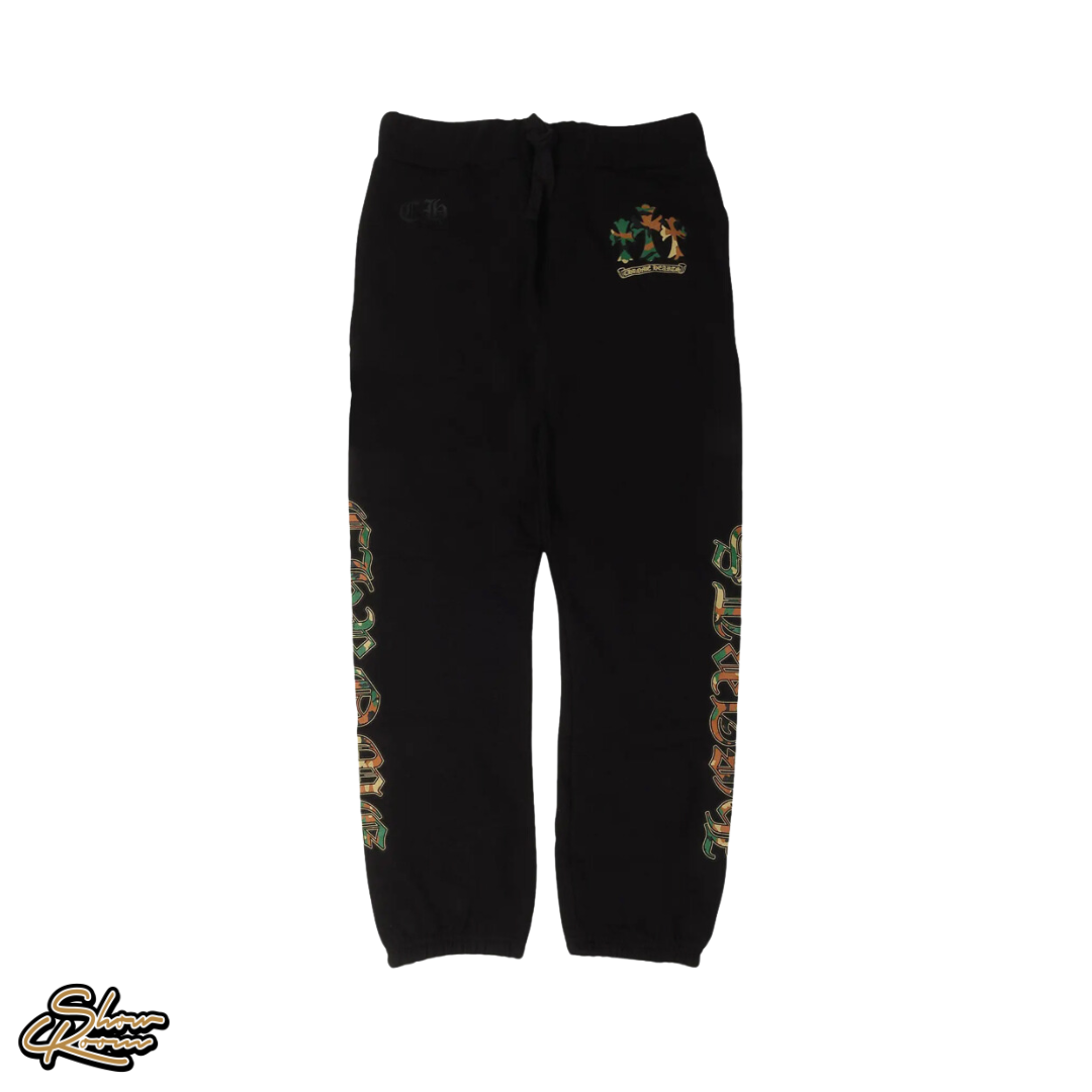 Chrome Hearts Camo Triple Cross Sweatpants 