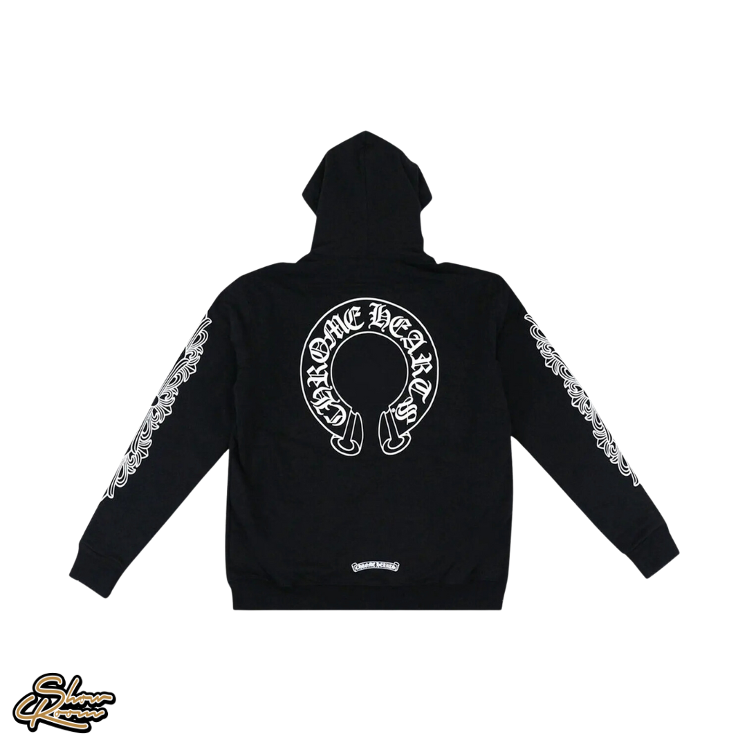 Chrome Hearts Horseshoe Zip Up Hoodie 